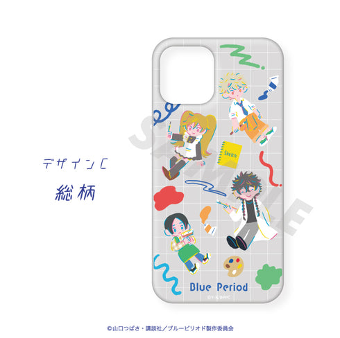 『ブルーピリオド』全機種対応ハードタイプスマホケース 03.総柄